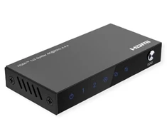 VALUE 14.99.3583, HDMI, 2x HDMI, 3840 x 2160 pikselių, Juodas, 4K Ultra HD, 12 bit