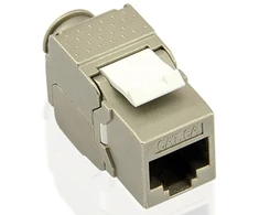 Value Cat.6A (Class EA) Keystone, RJ-45, ekranuota, beįrankė, plona. (26.99.0375)