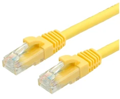 Value Vertė VERTĖ - Patch- Kabelis - RJ- 45 (M) iki RJ- 45 (M) - 5 m - UTP - CAT 6a - formos, be Haken - geltona, RAL 1004 (21.99.1435)