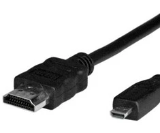 Value HDMI didelės spartos kabelis + Ethernet, A–D, M/M 2 m, 2 m, HDMI A tipo (standartinis), HDMI D tipo (mikro), juodas