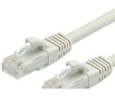 VALUE – tinklo kabelis – RJ-45 (M) į RJ-45 (M) – 5 m – UTP – CAT 6a – formuotas – pilka (21.99.0875)