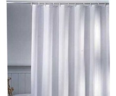 Van Der P Užuolaida „Unicolor Environment“, plotis 120 x aukštis 220 cm, balta, 8 dalių, be švino/PVC