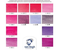 Akvarelė - Royal Talens - Van Gogh - 12 Godetų - Rožinė/Violetinė