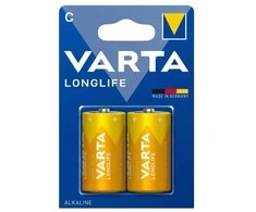 Varta 04114 101 422, LR14, Šarminės baterijos, 1,5 V, 2 vnt., Geltona, Vokietija