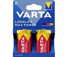 Varta 04720 101 422, LR20, Šarminės baterijos, 1,5 V, 2 vnt., Raudona, Geltona, Vokietija