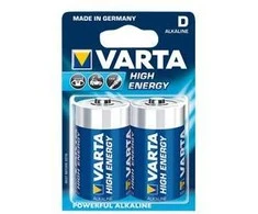 Varta 04920 121 422, LR20, Šarminės baterijos, 1,5 V, 2 vnt., Mėlyna, Geltona, Vokietija