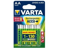Varta 05716, Įkraunama baterija, AA, Nikelio-metalo hidrido (NiMH), 1,2 V, 2 vnt., 2600 mAh