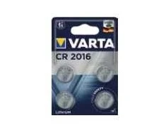 Varta CR2016 ličio monetos, 4 vnt. pakuotėje -> min. 10 vnt.