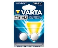 Varta 2x CR2430, Vienkartinės baterijos, CR2430, Ličio, 3 V, 2 vnt., 280 mAh