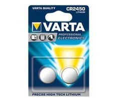 Varta 2x CR2450, Vienkartinės baterijos, CR2450, Ličio, 3 V, 2 vnt., 560 mAh