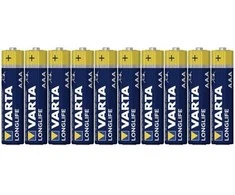 Varta 4106, Vienkartinės baterijos, AA, Šarminės, 1,5 V, 8 vnt., Mėlyna, Geltona