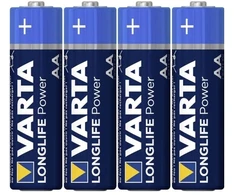 Varta -4906/4B, Vienkartinės baterijos, AA, Šarminės, 1,5 V, 4 vnt., Mėlyna, Auksinė
