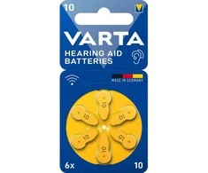 Varta 675, Vienkartinė baterija, PR44, Cinko-oro, 1,45 V, 6 vnt., Hg (gyvsidabris)