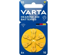Varta 675, Vienkartinė baterija, PR44, Cinko-oro, 1,45 V, 6 vnt., Hg (gyvsidabris)