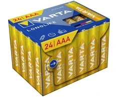 Varta Longlife AA, Vienkartinės baterijos, AA, Šarminės, 1,5 V, 4 vnt., 1,5 V