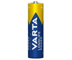 Varta Longlife Power AA, Vienkartinės baterijos, AA, Šarminės, 1,5 V, 12 vnt., 10 metų