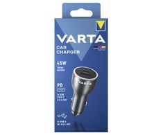 Varta Automobilinis įkroviklis, Automobilinis, Cigarečių žiebtuvėlis, Juodas