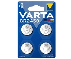 Varta CR2450, Vienkartinė baterija, CR2450, Ličio, 3 V, 4 vnt., 570 mAh