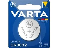 Varta CR3032, Vienkartinė baterija, CR3032, Šarminė, 3 V, 1 vnt., Plienas