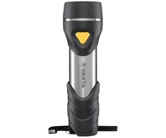 Varta Dienos šviesos multi LED F30, Rankinis žibintuvėlis, Juoda, Sidabrinė, Geltona, ABS sintetika, Aliuminis, Guma, LED, 14 lempučių, 70 lm