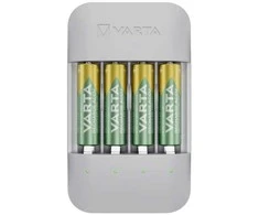 Varta Eco Charger Pro, Nikelio-metalo hidrido (NiMH), Trumpojo jungimo, AA, AAA, 4 vnt., Pridedamos baterijos