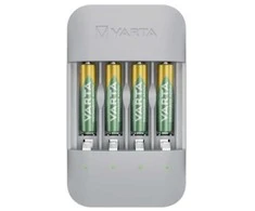 Varta Eco Charger Pro, Nikelio-metalo hidrido (NiMH), Trumpojo jungimo, AA, AAA, 4 vnt., Pridedamos baterijos
