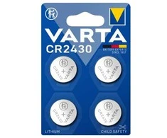 Varta CR2430, vienkartinė baterija, CR2430, šarminė, 3 V, 4 vnt., mėlyna, plieninė