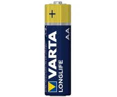 Varta Longlife AA Folie 40, Vienkartinės baterijos, AA, Šarminės, 1,5 V, 40 vnt., Mėlyna, Auksinė