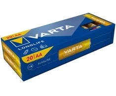 Varta Ilgaamžės AA / LR06 baterijos, 20 vnt. pakuotė