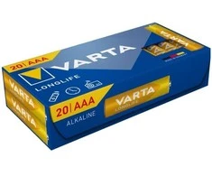 Varta Ilgaamžės AAA / LR03 baterijos, 20 vnt. pakuotė