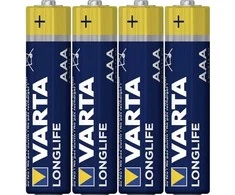 Varta LR03/AAA (Micro) (4103) baterijos, 4 vnt. blisteryje