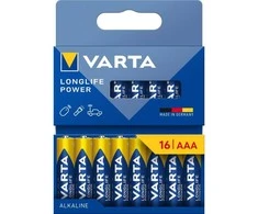 Varta Ilgaamžės galios AAA 16 vnt. pakuotė