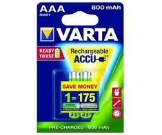 Varta LR03, Vienkartinės baterijos, Šarminės, 1,5 V, 4 vnt., 1240 mAh, Mėlyna