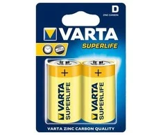 Varta R20 D, D, Cinko-anglies, 1,5 V, 2 vnt., Daugiaspalvis, 61,5 mm