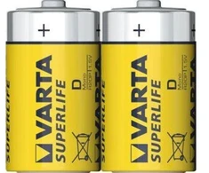 Varta R20 D, D, Cinko-anglies, 1,5 V, 2 vnt., Daugiaspalvis, 61,5 mm