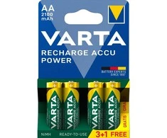 Varta Įkraunamos „Accu Power AA“ baterijos, 2100 mAh, 4 vnt. (3+1)