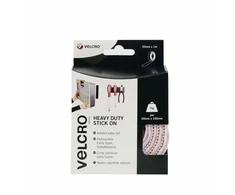 Velcro VELCRO labai tvirtas lipnus Velcro su kabliuku ir kilpa 50 mm x 1 m balta