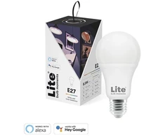 Lite Bulb Moments A60 RGB 2700-6500K E27 9W baltos ir spalvotos atmosferos 3 vnt. pakuotėje
