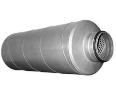 Vent-Trade Sp.ZOO EUR Duslintuvas Ø160 L=600 - LYC-50-160-600 nipelis/nipelis, cinkuotas, apskritas