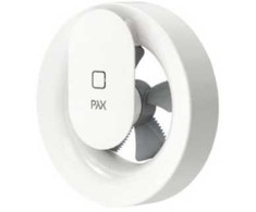 Ventiliatorius Fresh Ab „FRESH Fan Pax Calima“, nepertraukiamo veikimo su aktyviu drėgmės ir šviesos jutikliu, papildomi nustatymai su programėle. Oro srautas 110 m³/h, Ø100–140 mm.