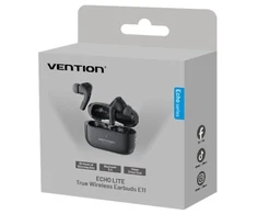 Ausinės Vention Iki ausinių ECHO LITE E11 Bluetooth 5.4 HiFi TWS juodos