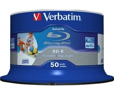 Verbatim BD-R 25 GB 6x 50 vienetų (43812)