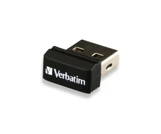 Verbatim Store ''n'' Stay NANO - USB atmintinė 32 GB - juoda, 32 GB, USB A tipo, 2.0, 10 MB/s, be dangtelio, juoda