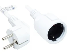 Maitinimo laidas Good Connections Good Connections Schutzkontakt prailginimas baltas 2 m