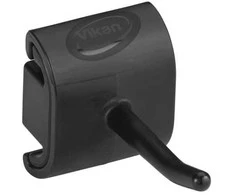 Sieninis pakabukas Vikan 78x41mm juodas vieno kablio modulis higieniškas juodas 1x1x1mm (1)