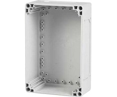 Sieninės spintelės pagrindas Ensto Cubo O ABS 200x300x100 mm pilkas RAL7035 be išmušamųjų angų