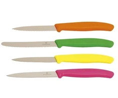 Victorinox peilių rinkinys 4 daržovių peiliai mišrių spalvų, 4 vnt./pak
