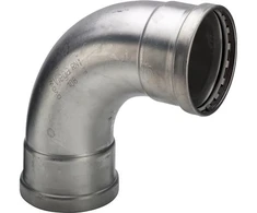 VIEGA Inox alkūnė 90 laipsnių 76,1mm INOX, nerūdijančio plieno mova / mova, SC-Contur
