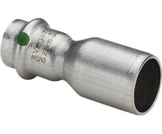 VIEGA Inox redukcija 54x28 mm Inox, nerūdijantis plienas, nipėlis/įvorė, SC-Contur