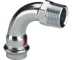 Viega Bogen PRESTABO 90 Grad 1114 558451 35x11/4 aus unlegiertem Stahl mit